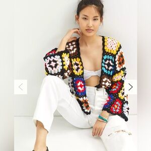 Anthropologie Crochet Cardigan